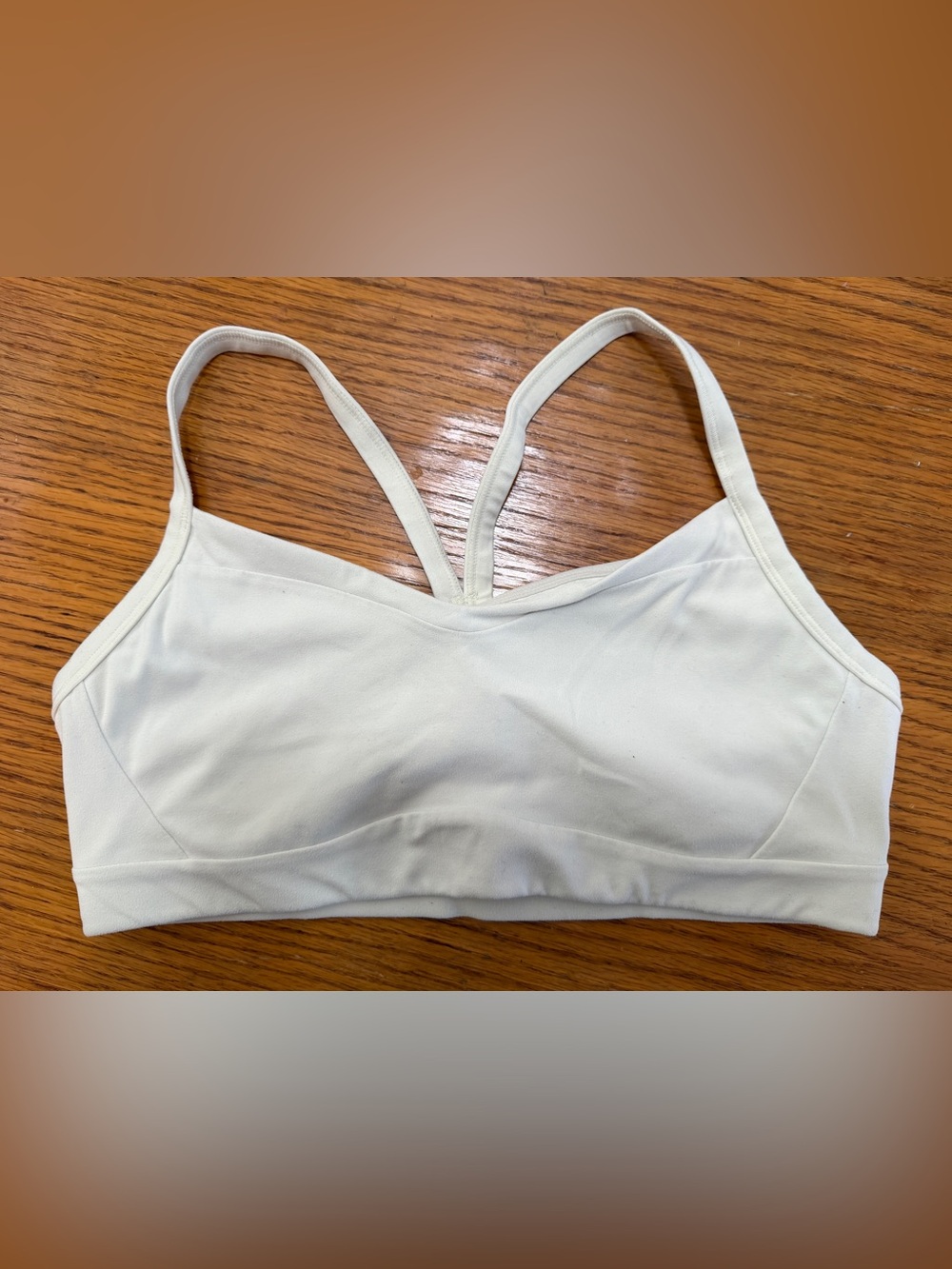 Women’s Athleta pale Yellow Bralette with Thin Straps